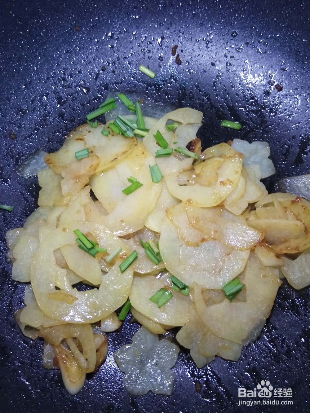 脆炒花样土豆片的做法