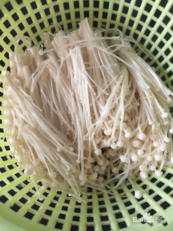 凉拌金针菇的家常做法,怎么做好吃