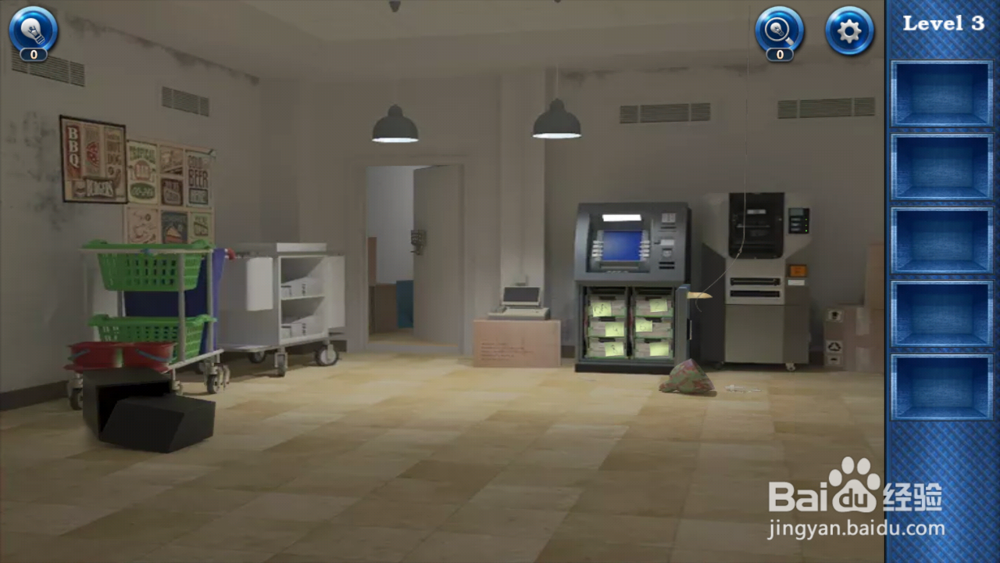 密室逃脱6之逃出银行第三关