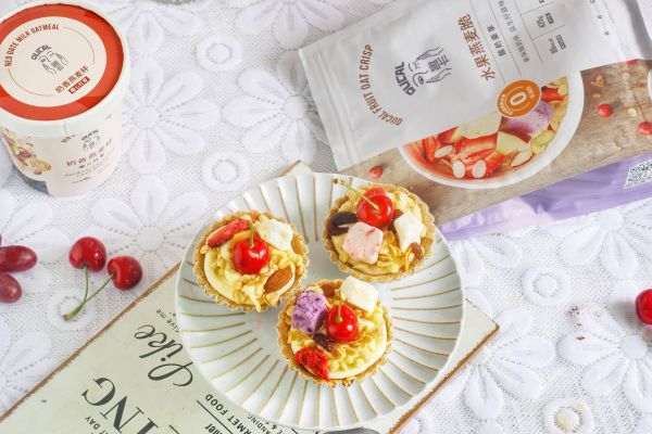 燕麦脆冰乳酪水果塔