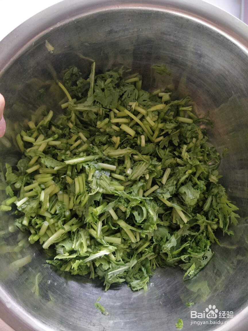 一次就会的粉蒸茼蒿
