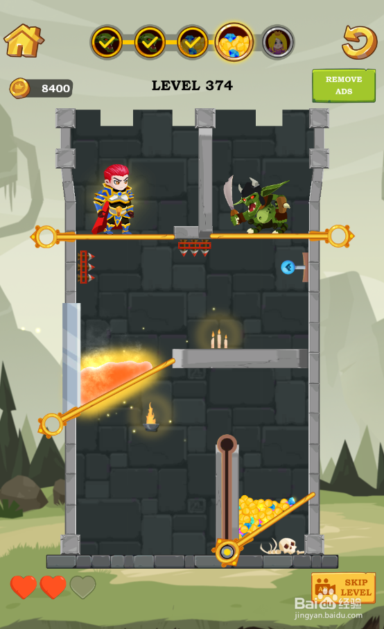 Super Hero Rescue的Level 374如何通过