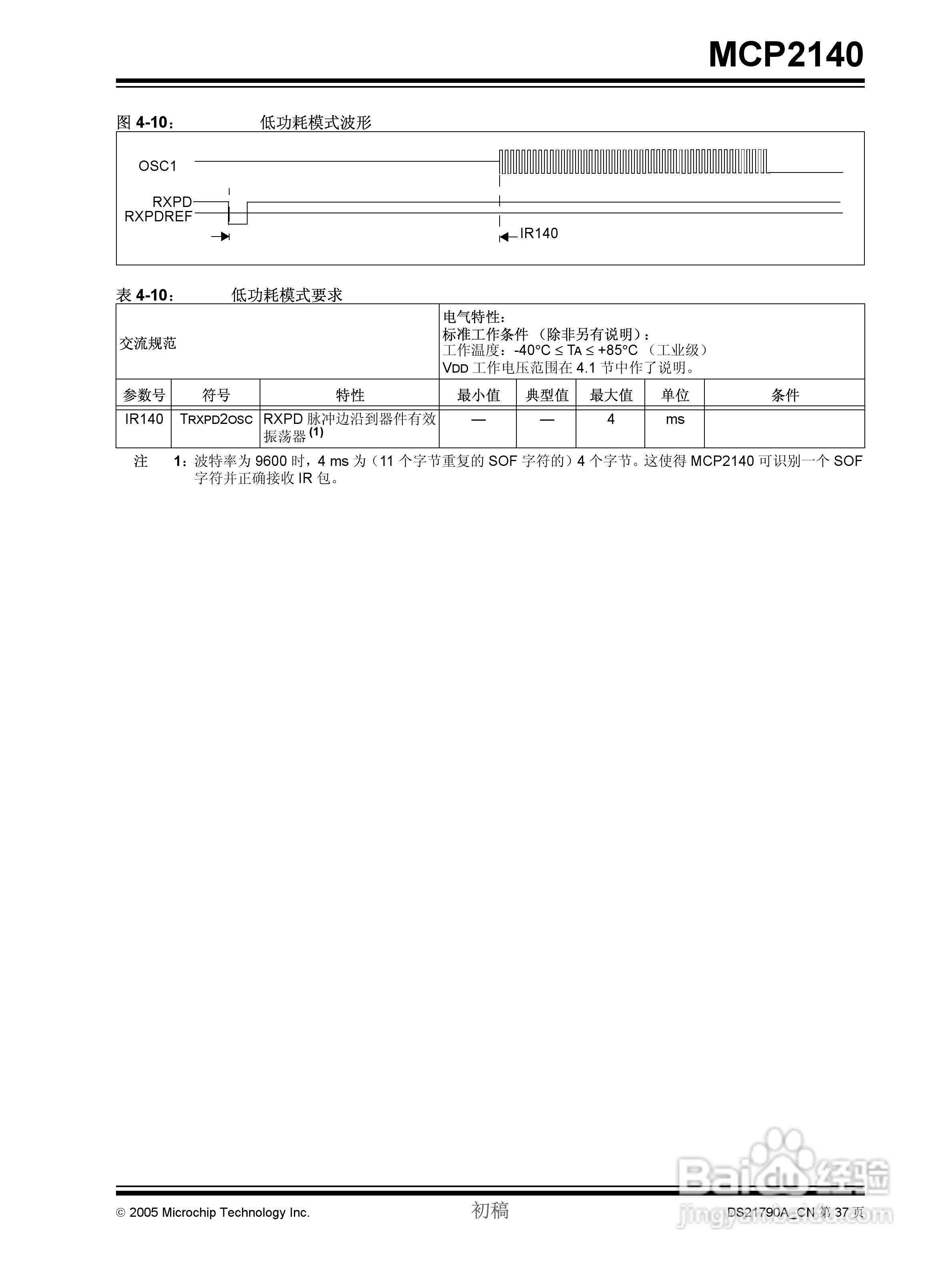 MICROCHIP MCP2140控制器说明书:[4]