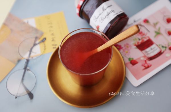 树莓果冻西柚柠檬气泡水