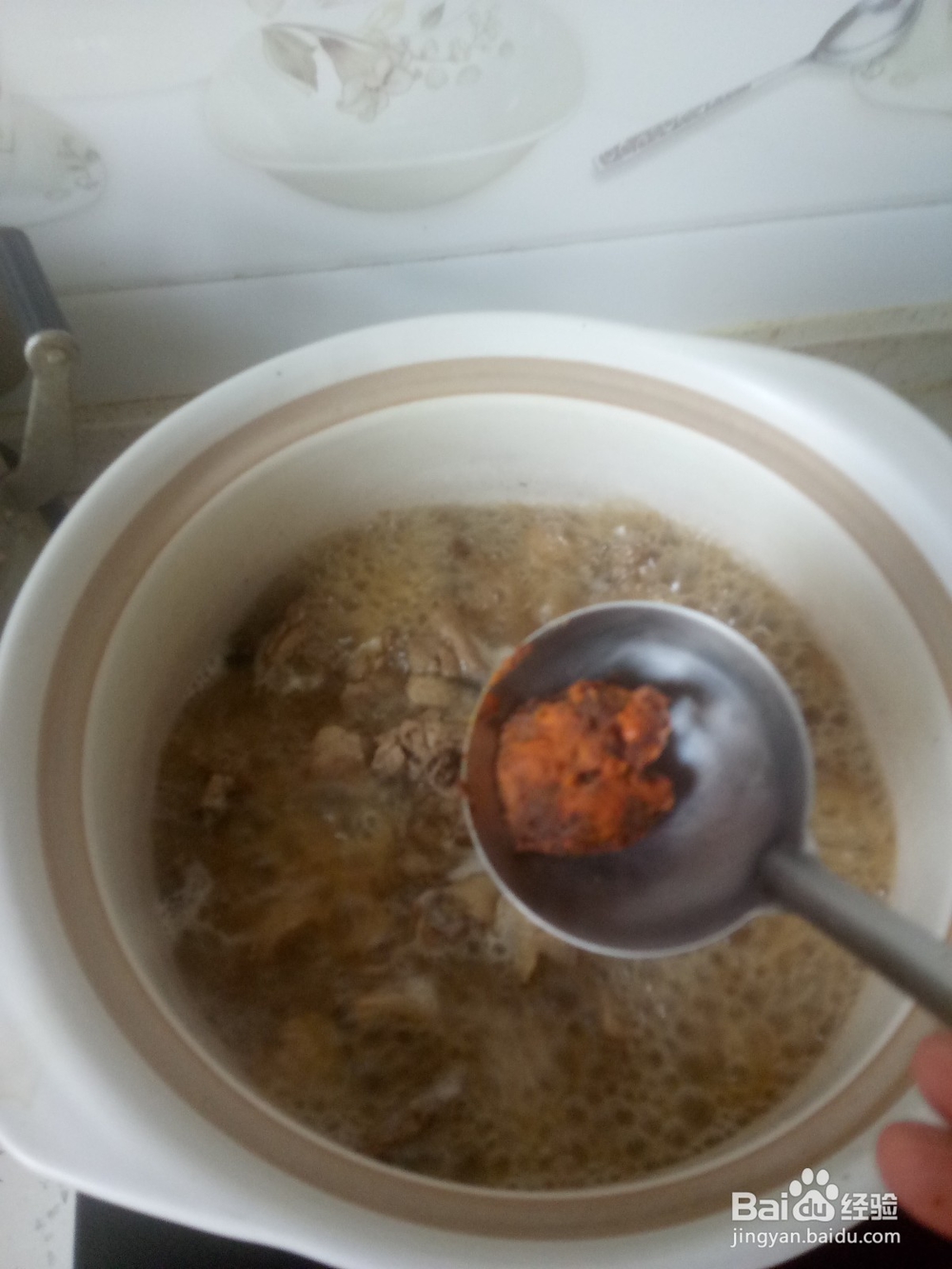 砂锅半边鸭炖葫芦