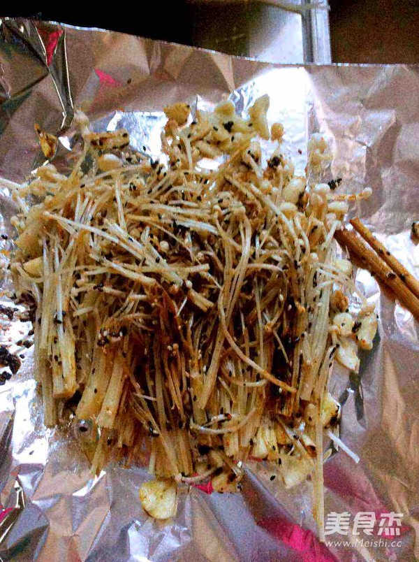 锡纸金针菇的做法