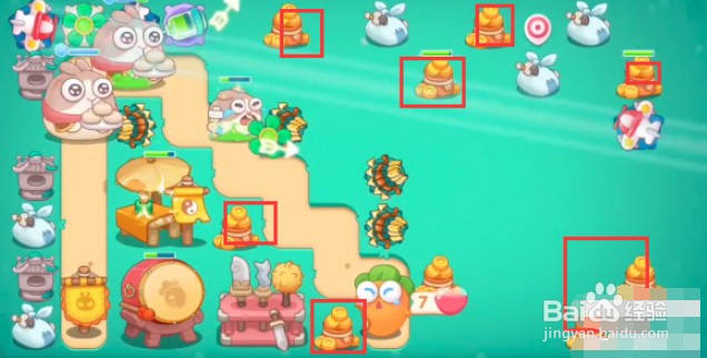 保卫萝卜4喜乐月饼节第10关攻略