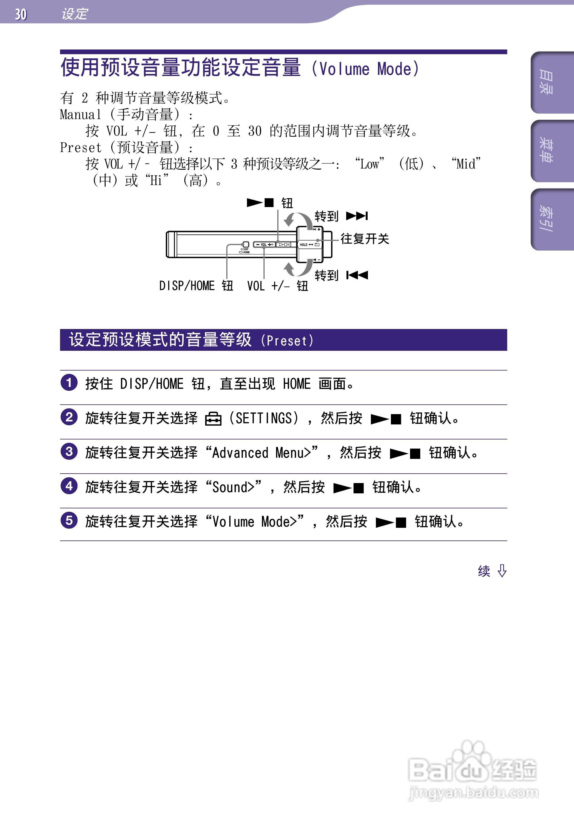 索尼SONY NW-S203F数码影音使用说明书:[3]
