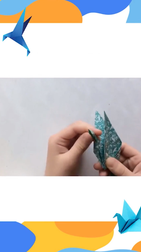 折纸千纸鹤怎么做？