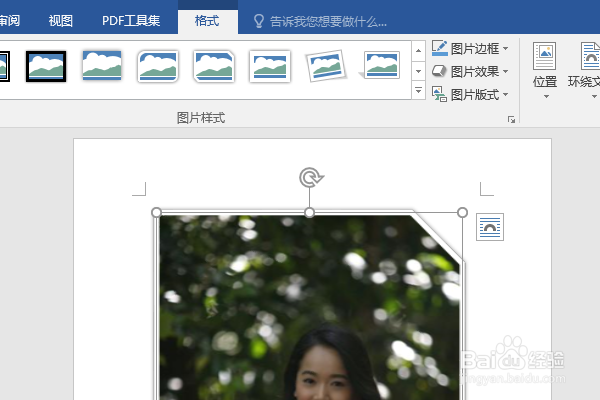 word2016如何制作明星卡贴——左小青四