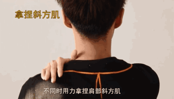 几个动作教学调理颈椎酸痛
