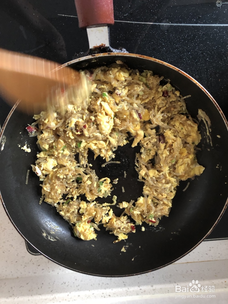 在家也能做的粉条鸡蛋