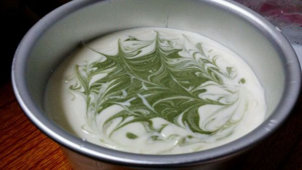 抹茶酸奶慕斯蛋糕