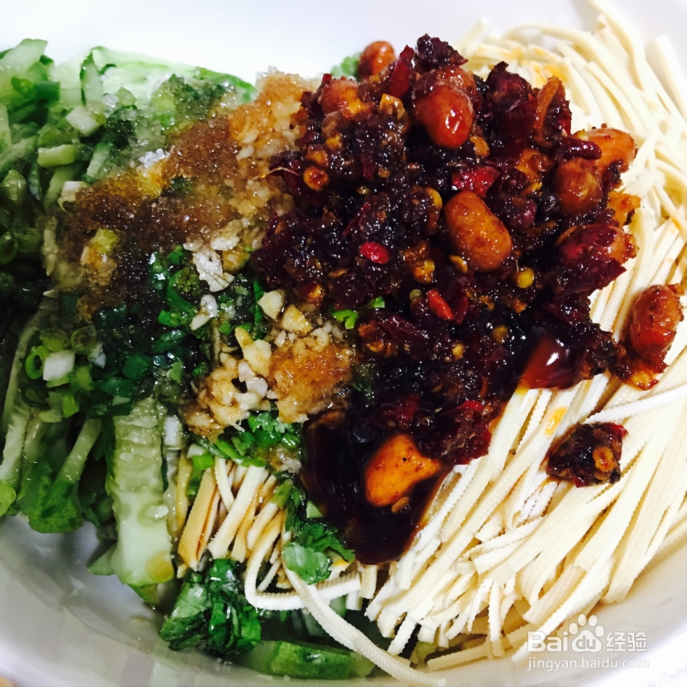 适合懒人做的黄瓜拌豆皮