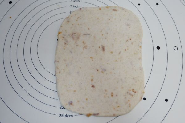 全麦油葱酥软欧面包