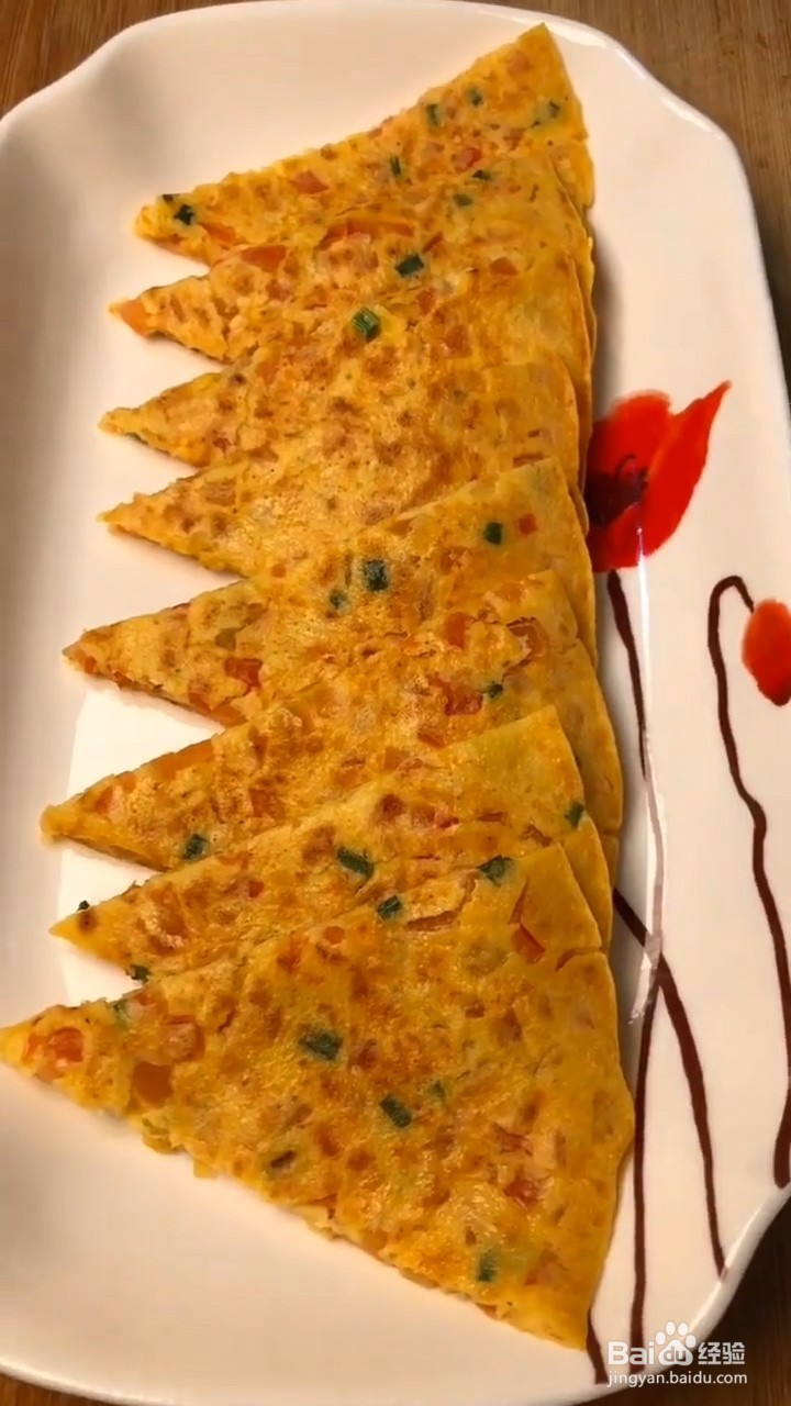 如何制作番茄鸡蛋饼