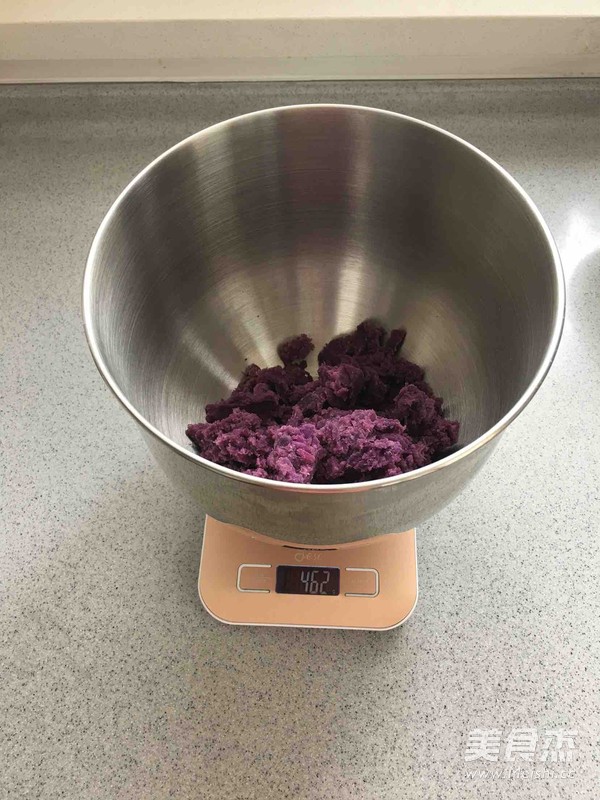 紫薯玫瑰花馒头