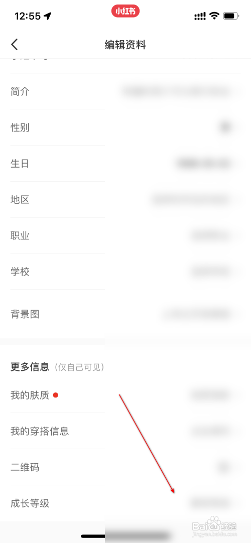 小红书如何查询成长等级