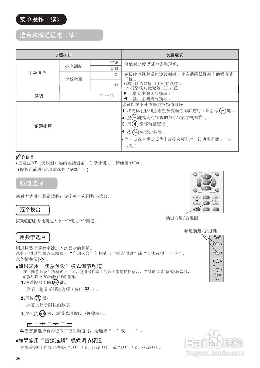 日立等离子彩色电视机P42E101CL型使用说明书:[3]
