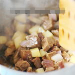 小儿补钙铁锌硒金汁芝士牛肉拌法包的做法