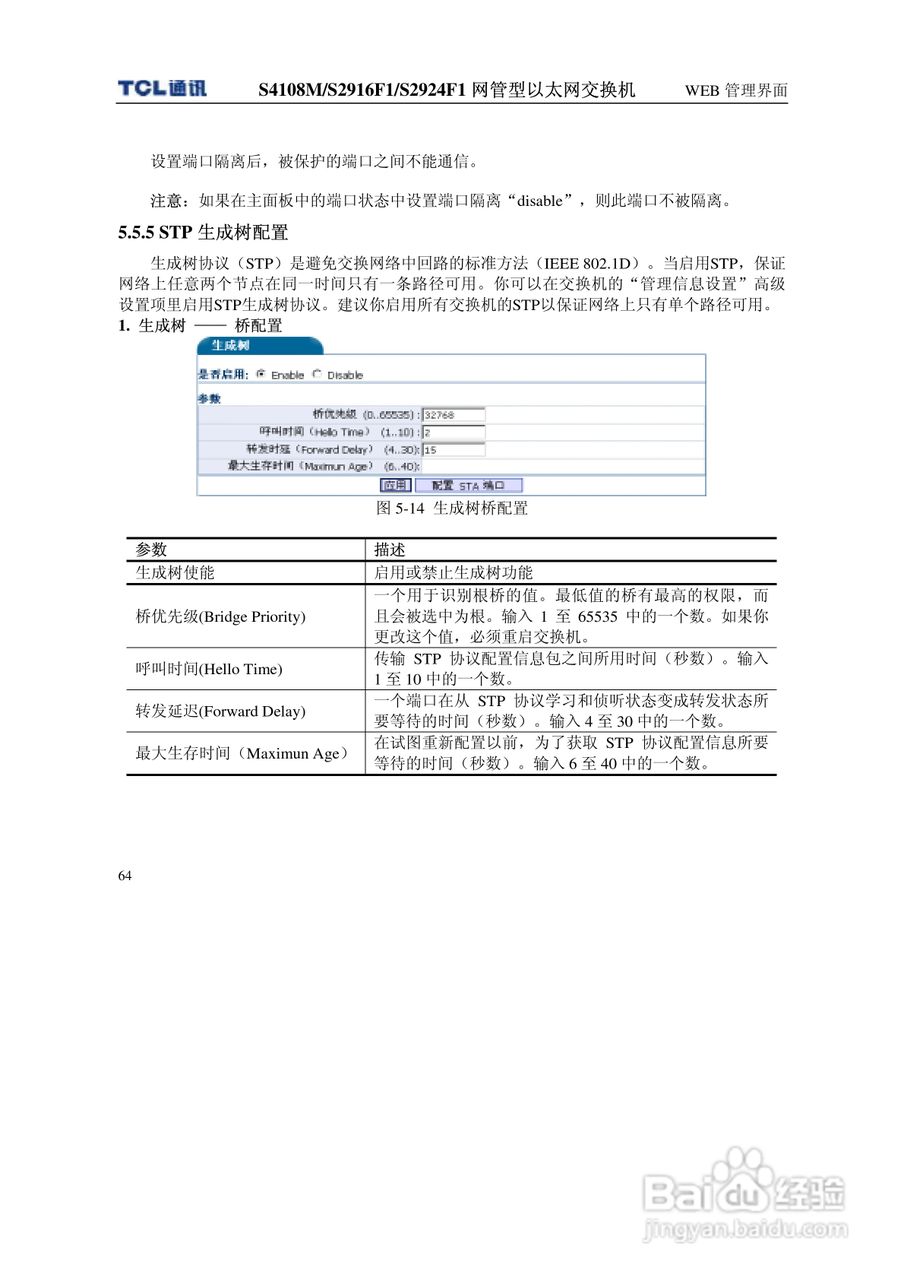 TCL王牌交换机S2924F1型说明书:[8]