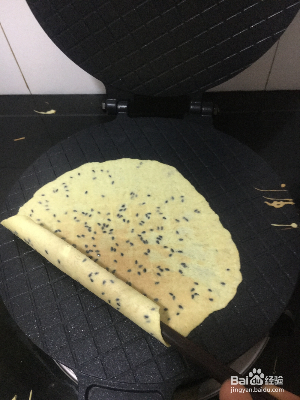 心心念念的椰子油芝麻蛋卷