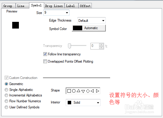 Origin绘制带误差棒的分组折线图并美化