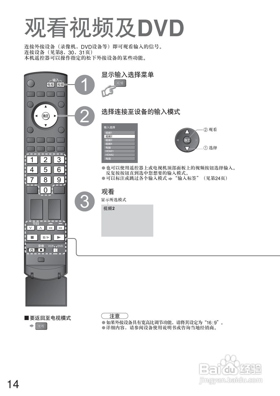 松下TC-32LX700D液晶彩电使用说明书:[2]