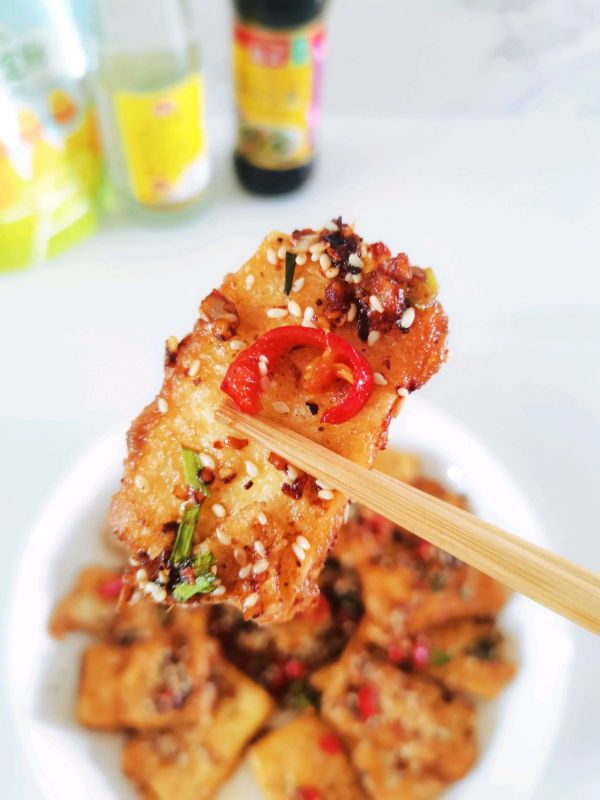 超好吃的豆腐是酸甜辣口味的