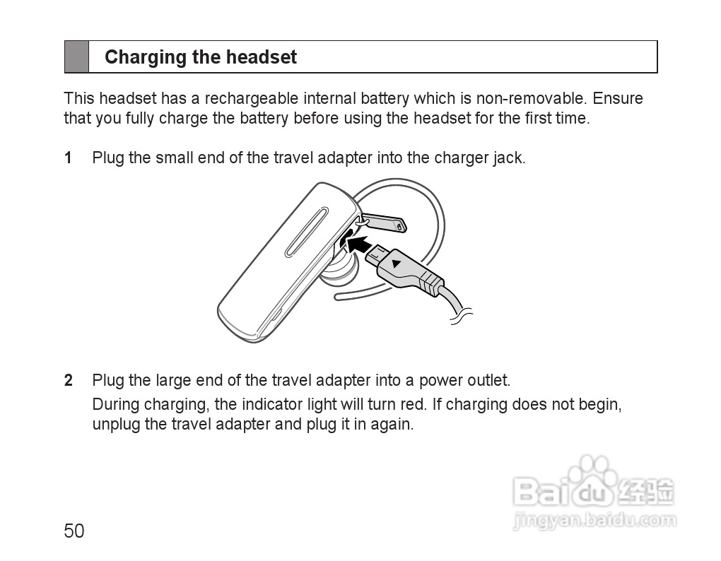 三星HM1600蓝牙耳机使用说明书:[6]