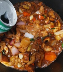 香菇炸鸡的做法