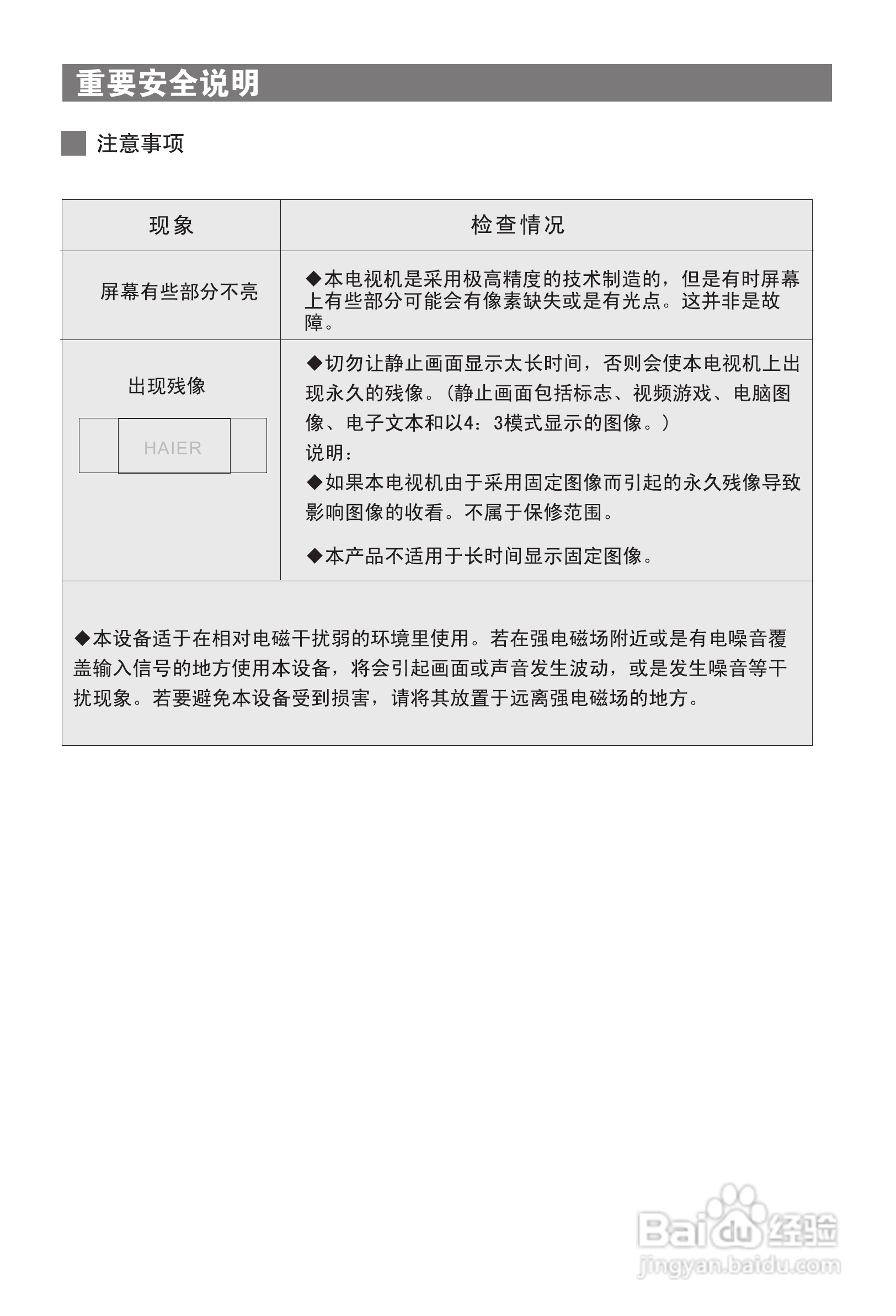 海尔L26R1A液晶彩电使用说明书:[1]