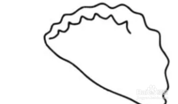 好看的水饺简笔画教程