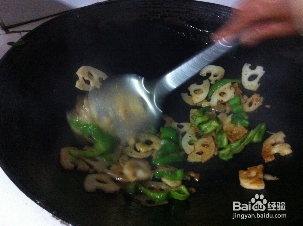 青椒炒藕怎么做