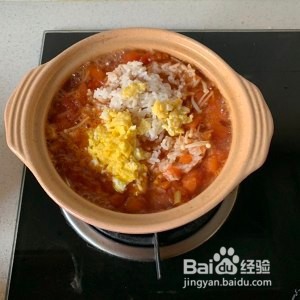 番茄金针菇浓汤烩饭的美味做法