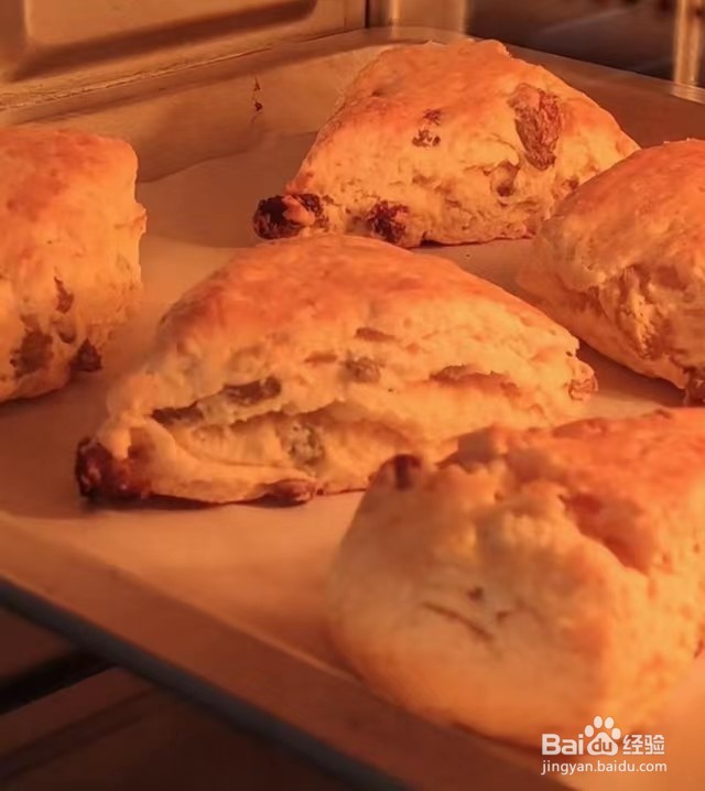 葡萄干司康的做法