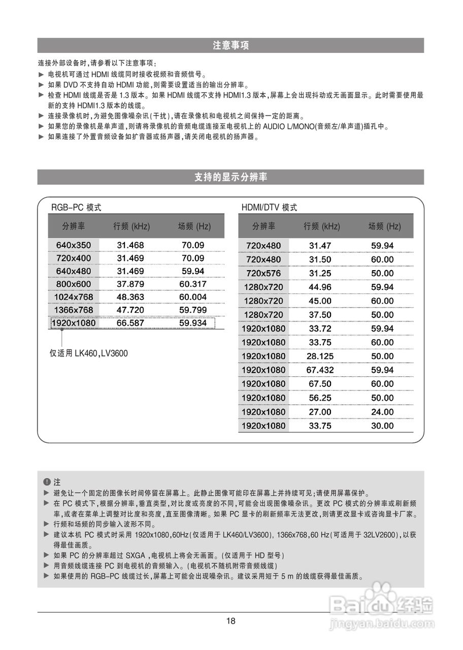 LG 47LK460-CC液晶彩电使用说明书:[2]