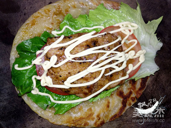 牛排手抓饼的做法