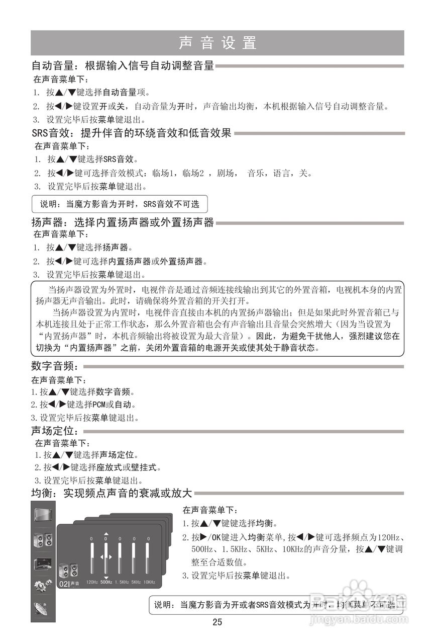 海信LED42K01PG液晶彩电使用说明书:[3]