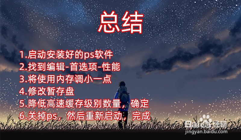 photoshop不能完成请求因为程序错误的解决方法