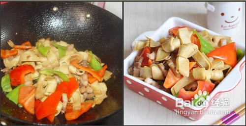 巧花心思让孩子爱上豆腐皮——彩椒炒豆腐皮结