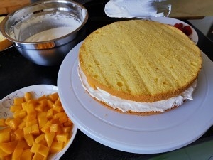 水果蛋糕的做法