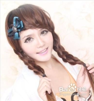 蜈蚣刘海编发图解