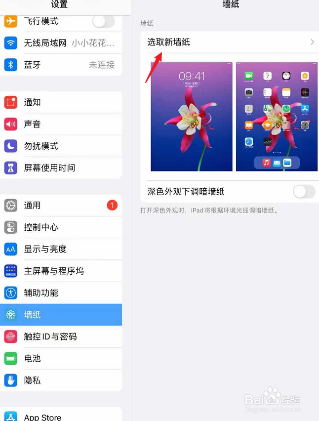 ipad怎么设置壁纸