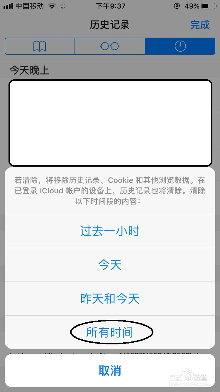 safari浏览器如何清除浏览网站历史记录