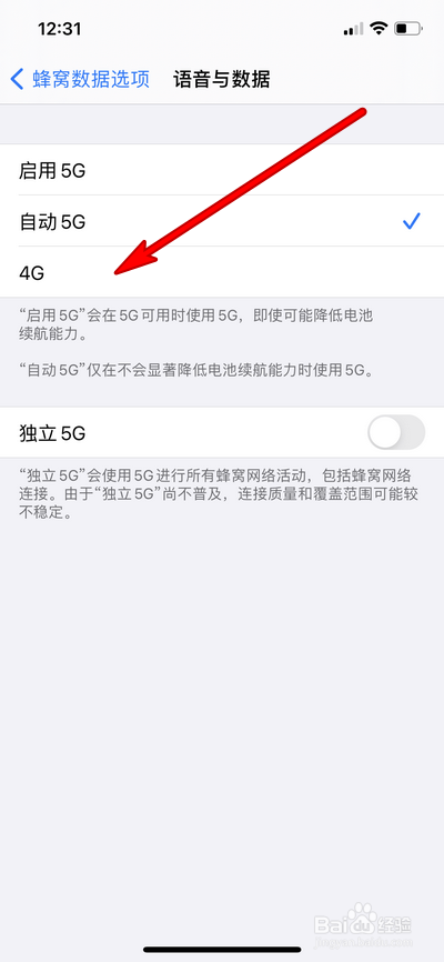 iphone12pro max怎么设置关闭5G