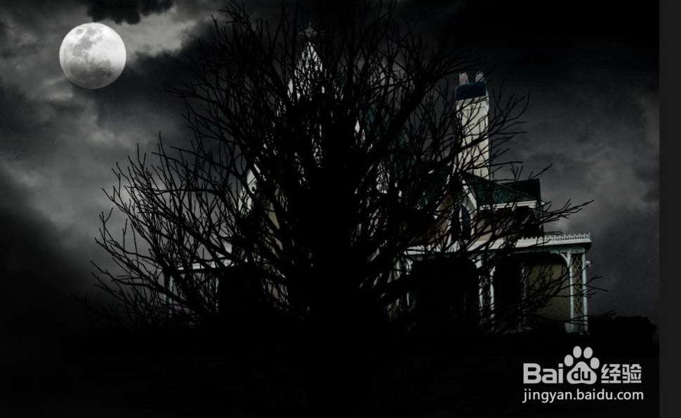 Photoshop之梦游鬼屋2