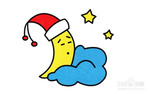 月亮的简笔画怎么画