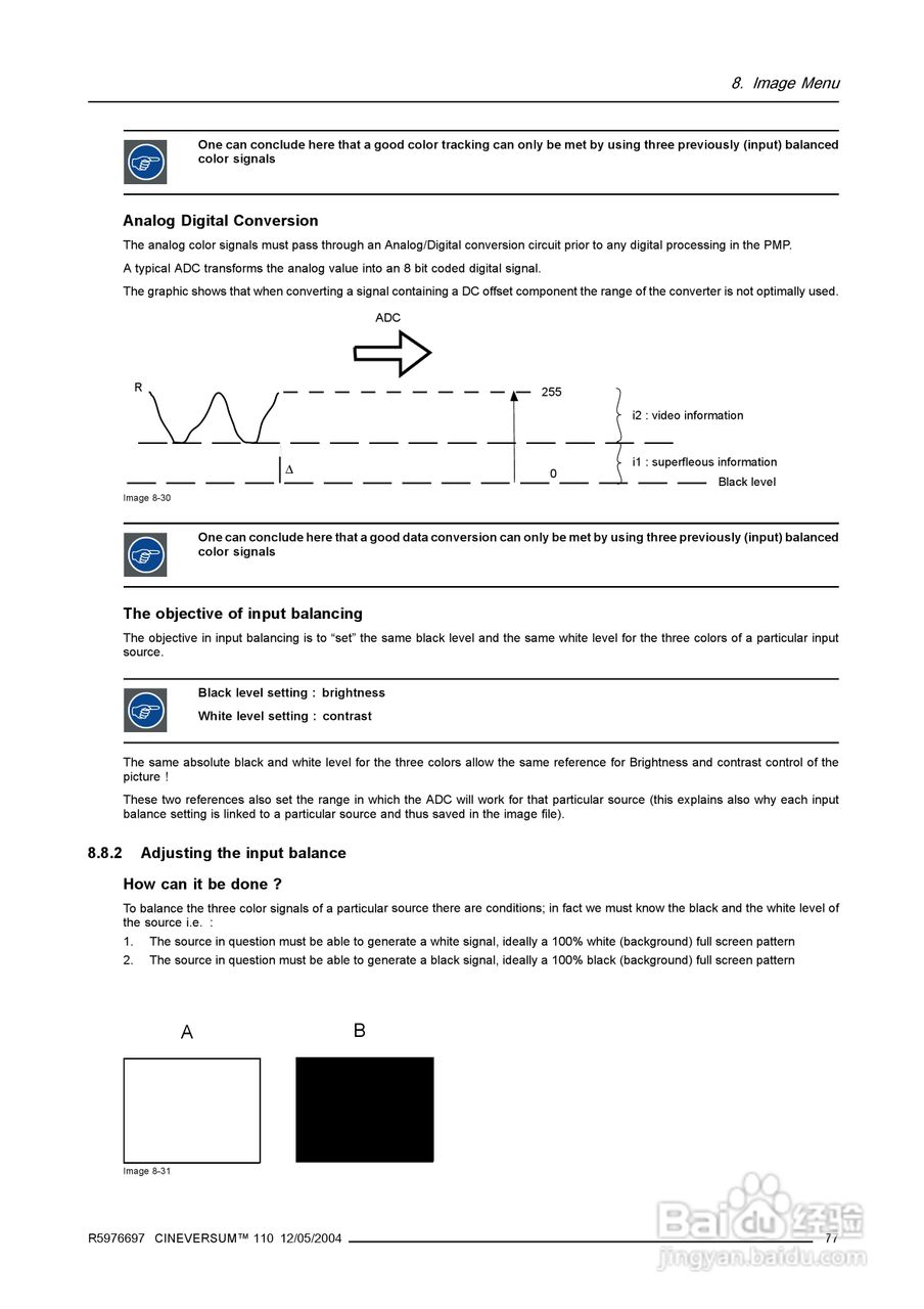 Barco巴可 Cine VERSUM 110投影机说明书:[9]