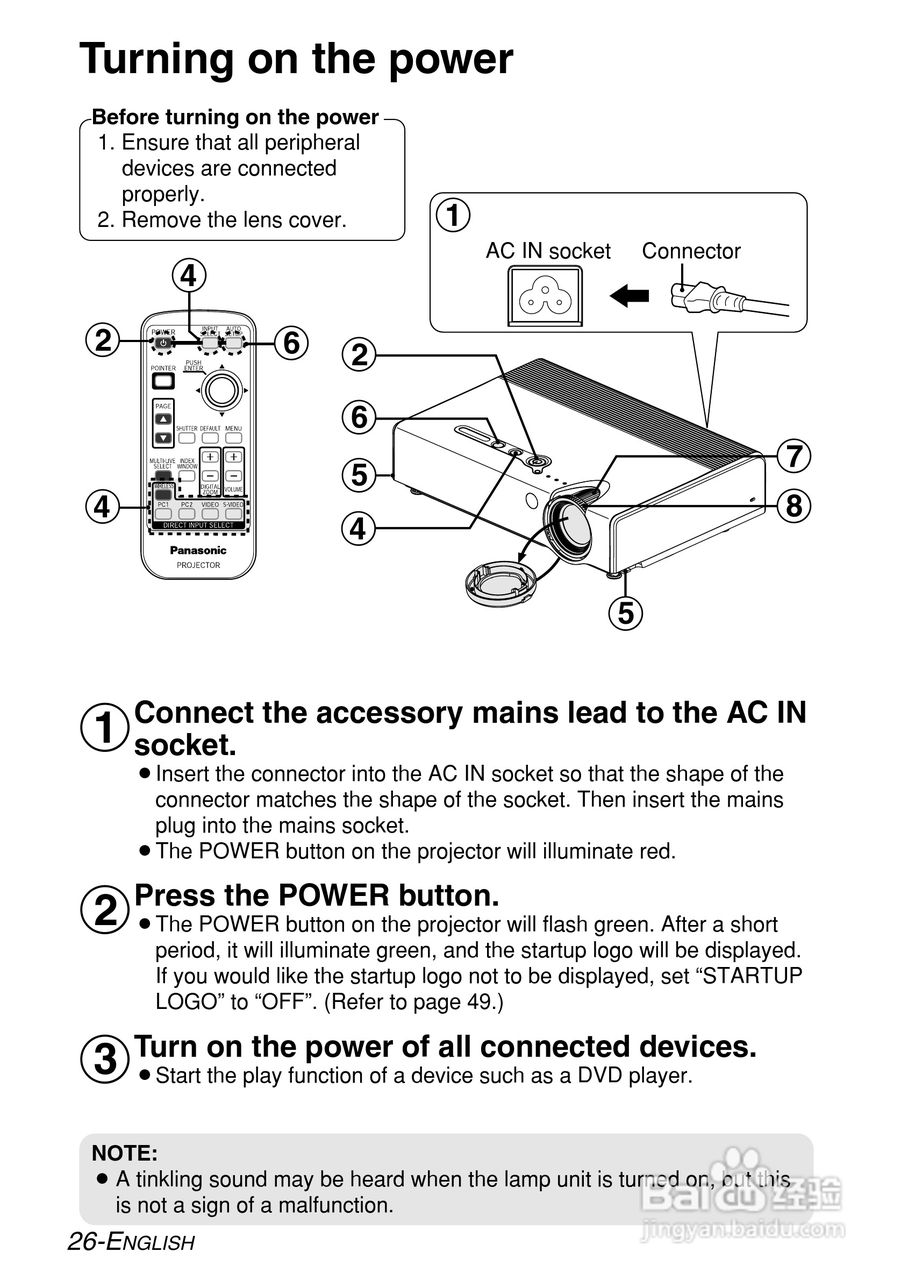 松下PT-LB55NTE投影机使用说明书:[3]